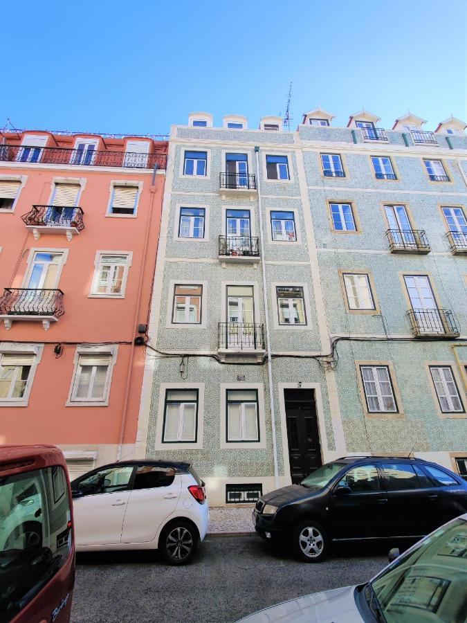 White & Blue Vintage Home In Graca Lisbon Exterior photo